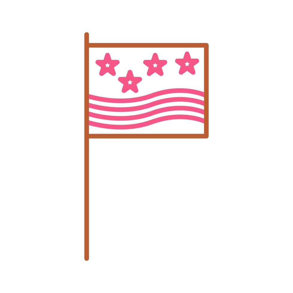 icône de vecteur de drapeaux