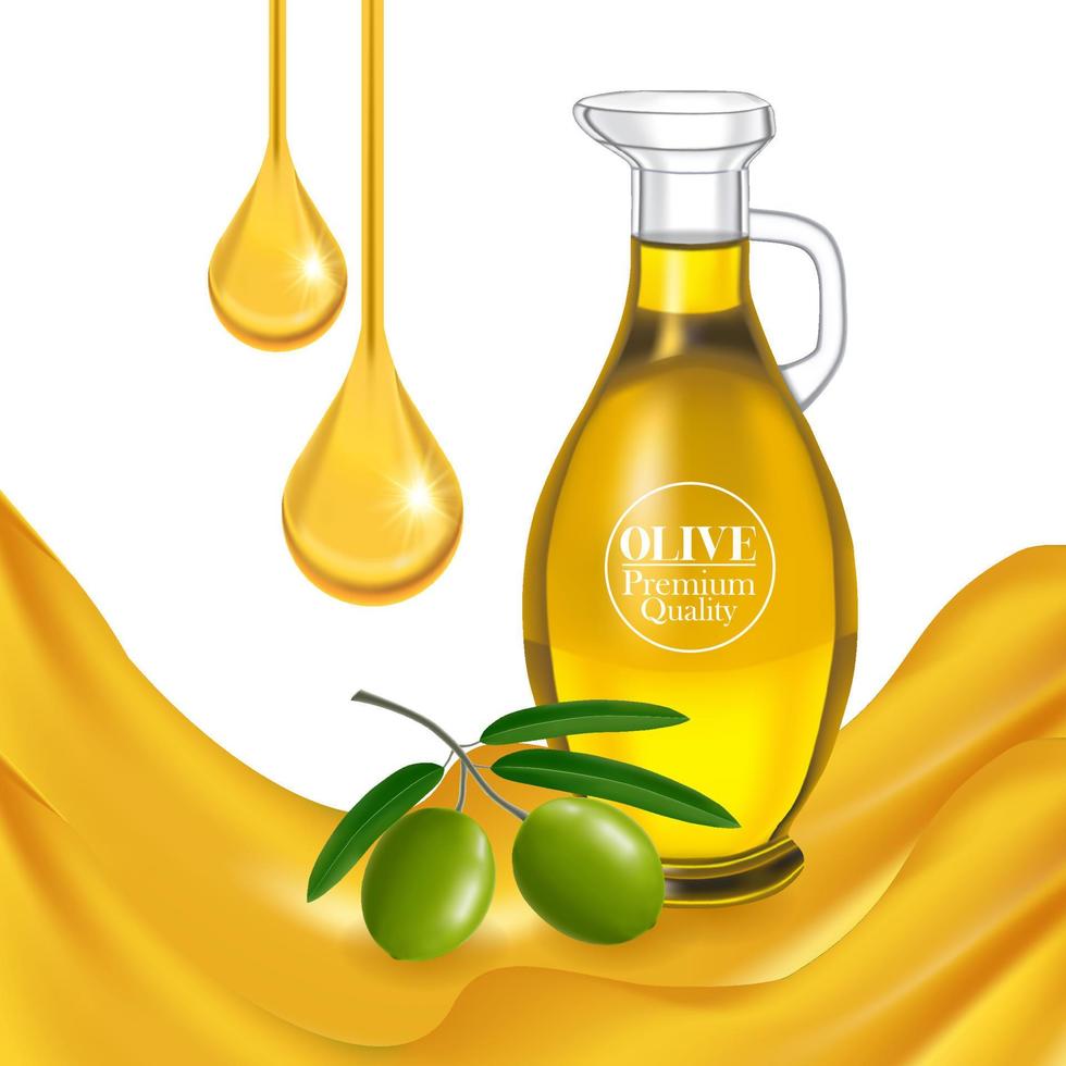 olive beauté et cosmétique élégant illustration. vecteur