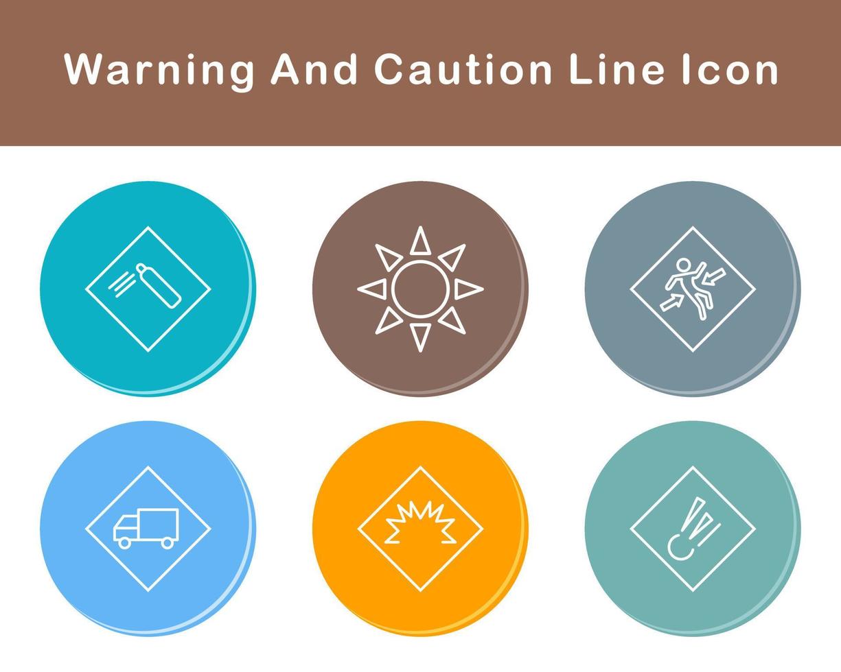 avertissement et mise en garde vecteur icône ensemble
