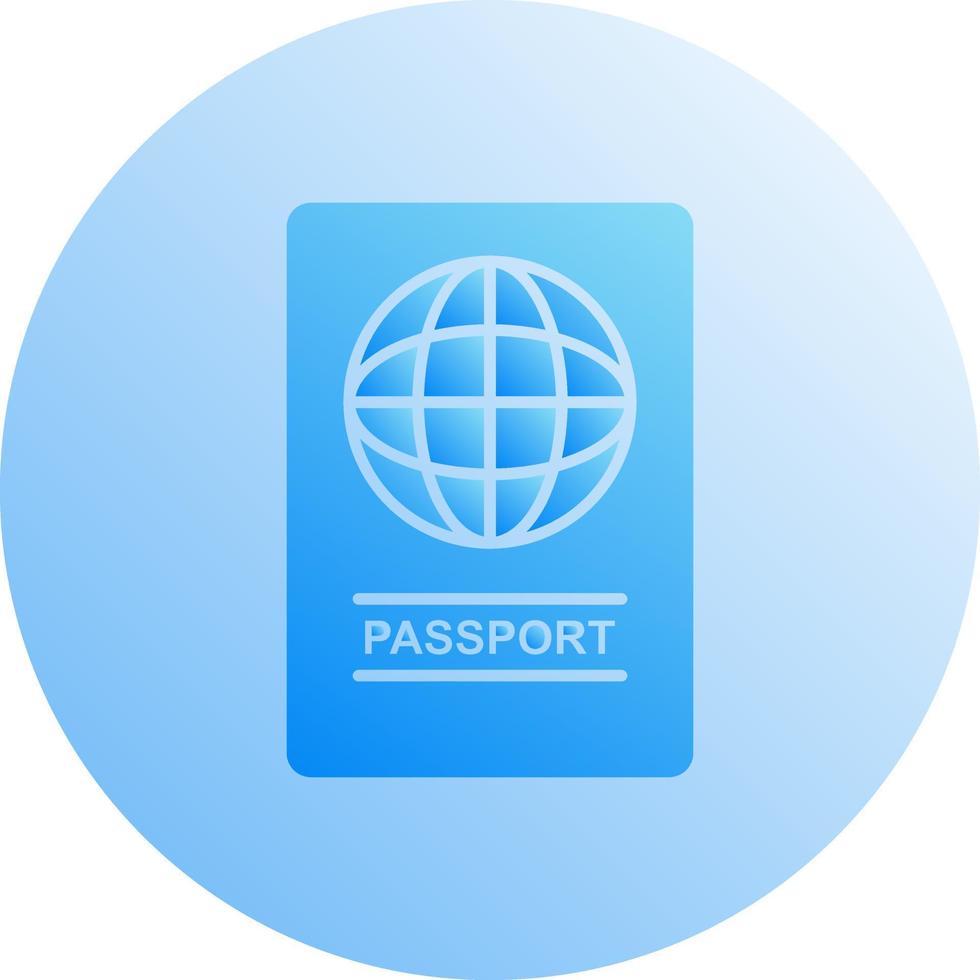 icône de vecteur de passeport