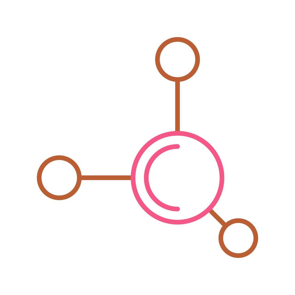 icône de vecteur de molécule
