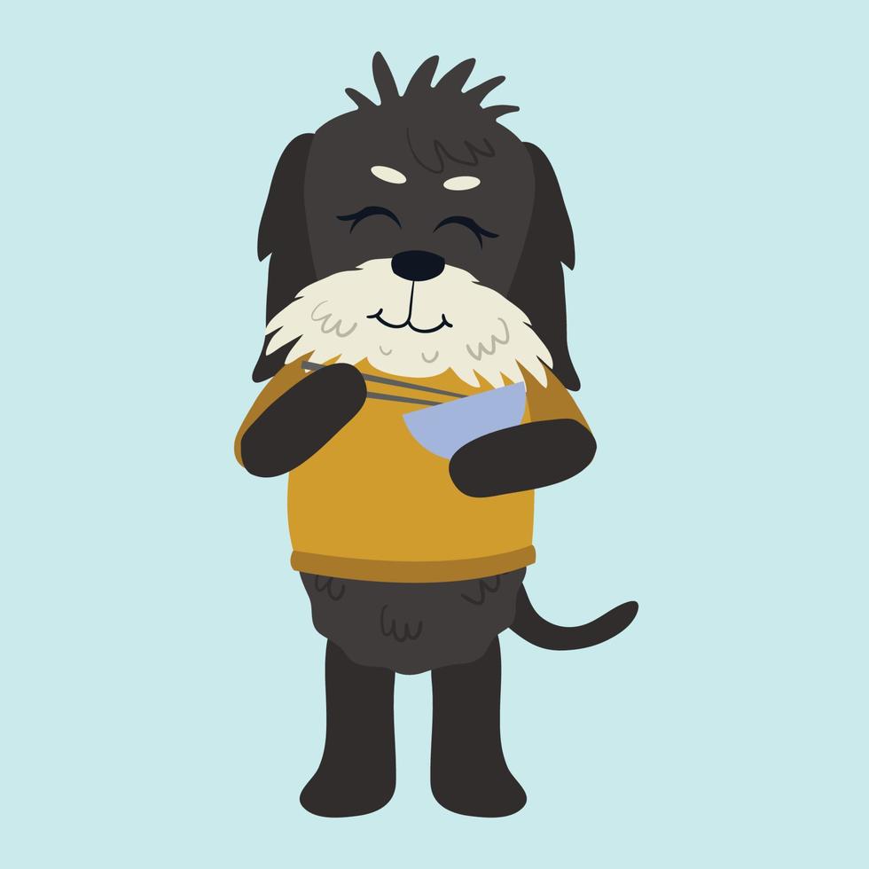 illustration de le Affenpinscher de race chien vecteur