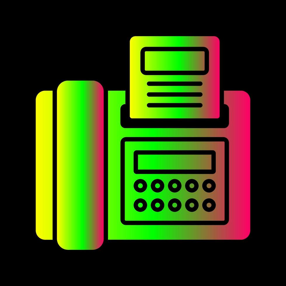 icône de vecteur de télécopie