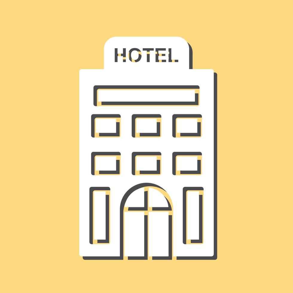 icône de vecteur d'hôtel