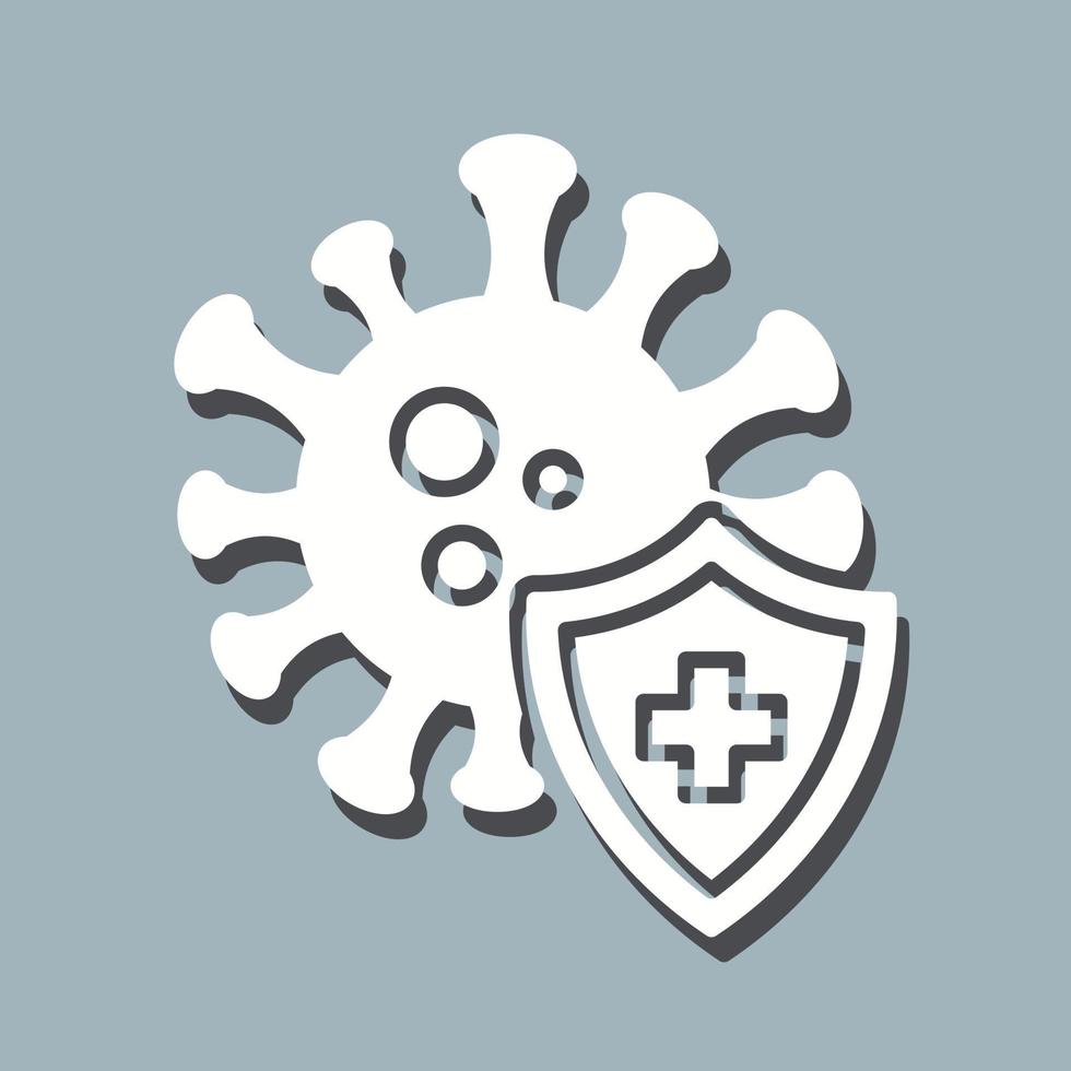icône de vecteur de protection médicale
