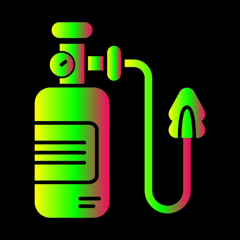 icône de vecteur d'oxygène