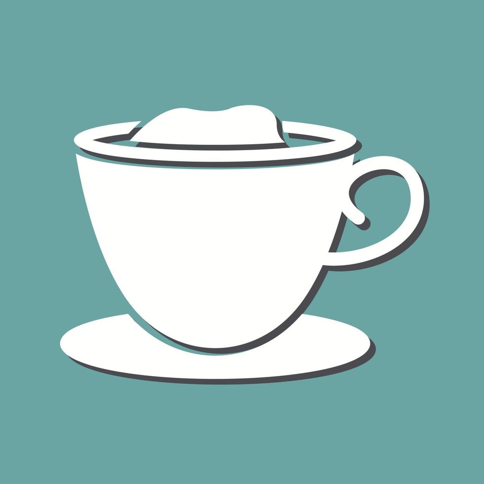 icône de vecteur de café crémeux