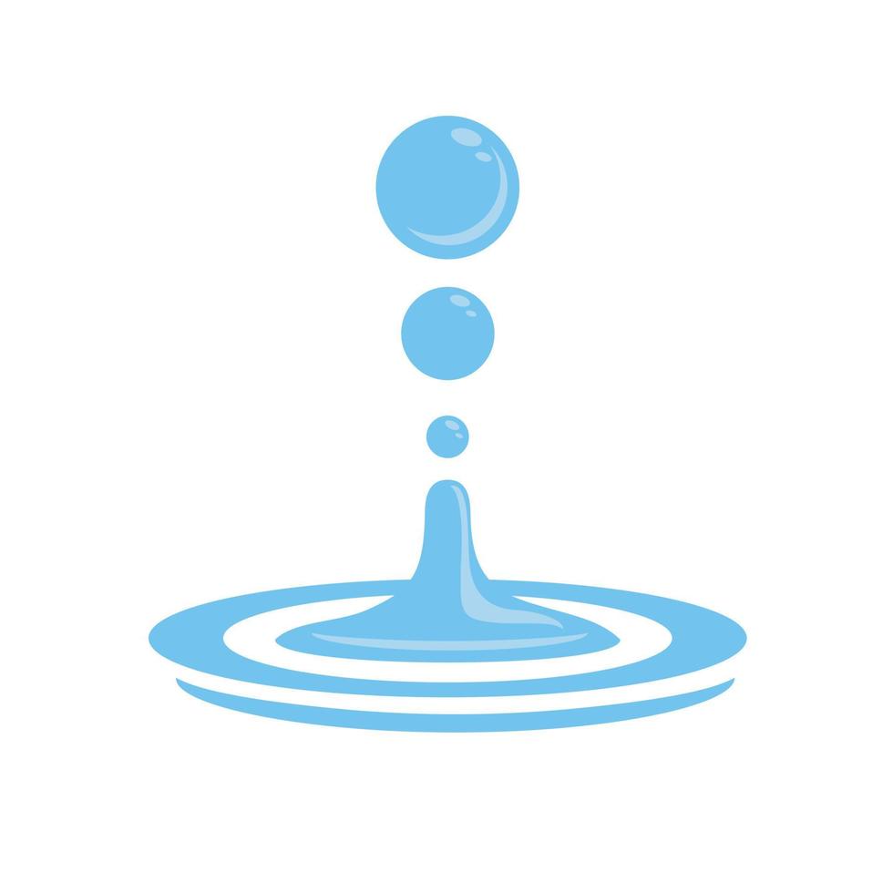 l'eau éclaboussure icône vecteur. gouttes illustration signe. océan symbole. mer logo. l'eau la source marquer. vecteur