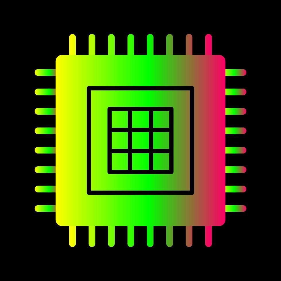 icône de vecteur de processeur
