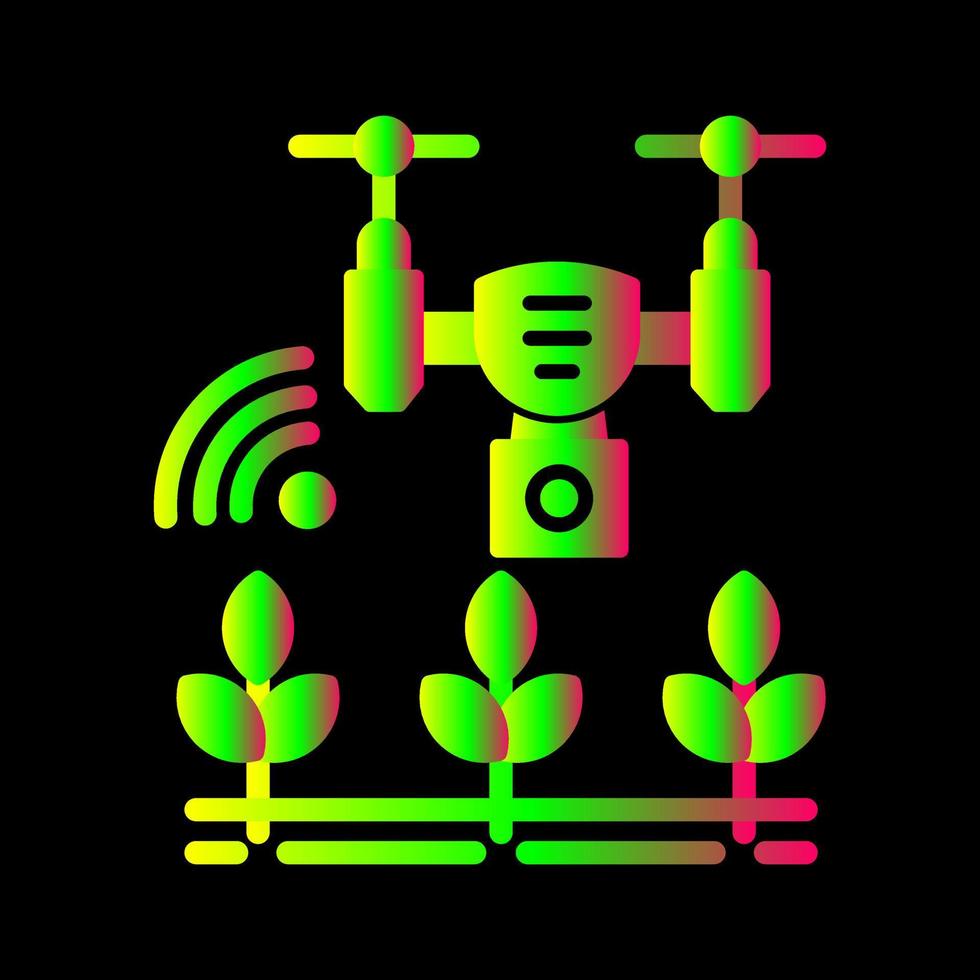 icône de vecteur de ferme intelligente