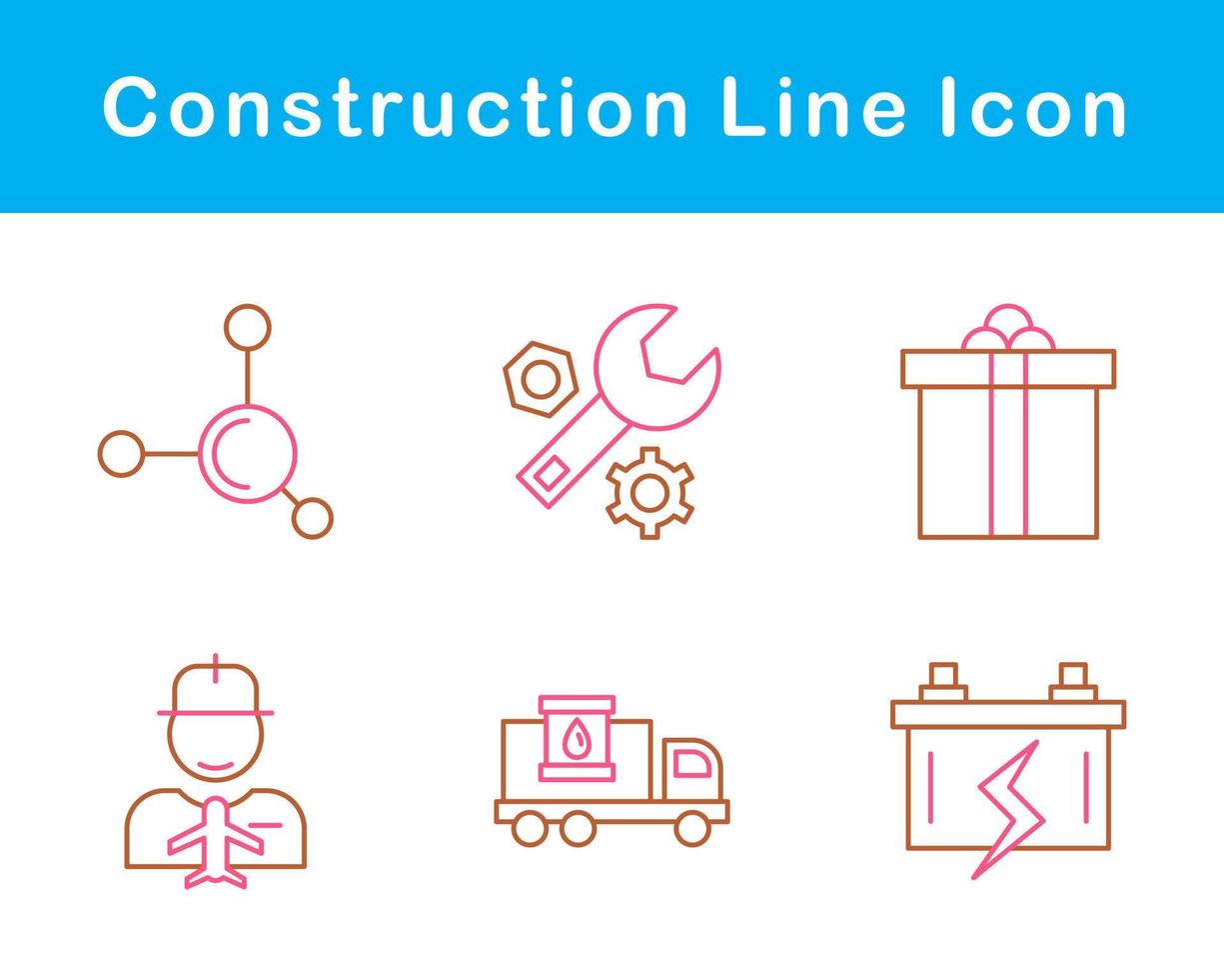 jeu d'icônes vectorielles de construction vecteur