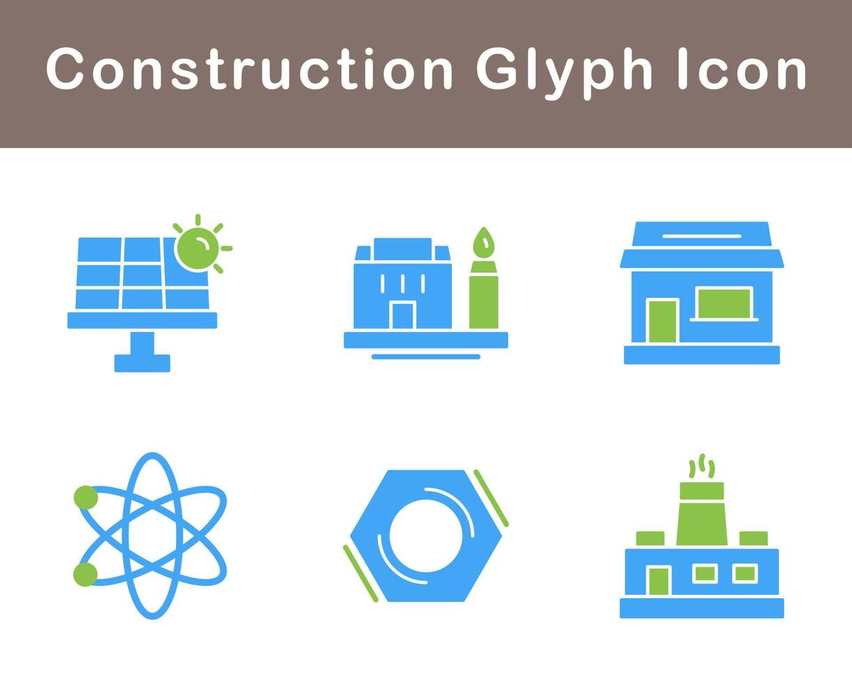 jeu d'icônes vectorielles de construction vecteur