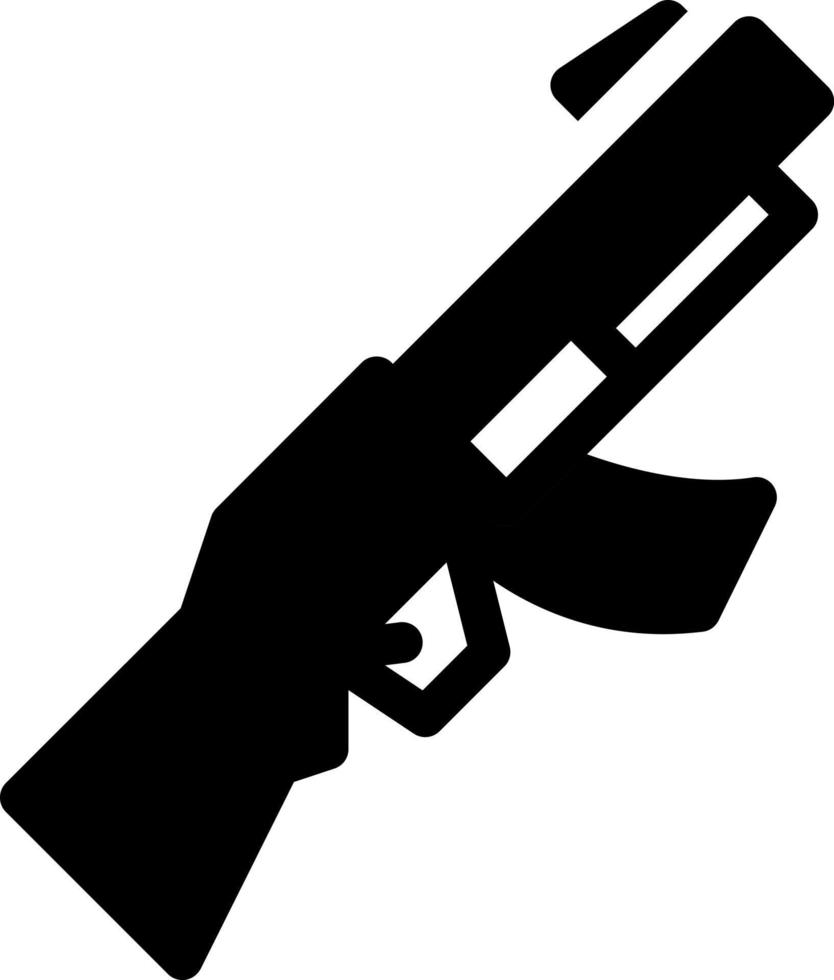 illustration vectorielle de fusil sur fond.symboles de qualité premium.icônes vectorielles pour le concept et la conception graphique. vecteur