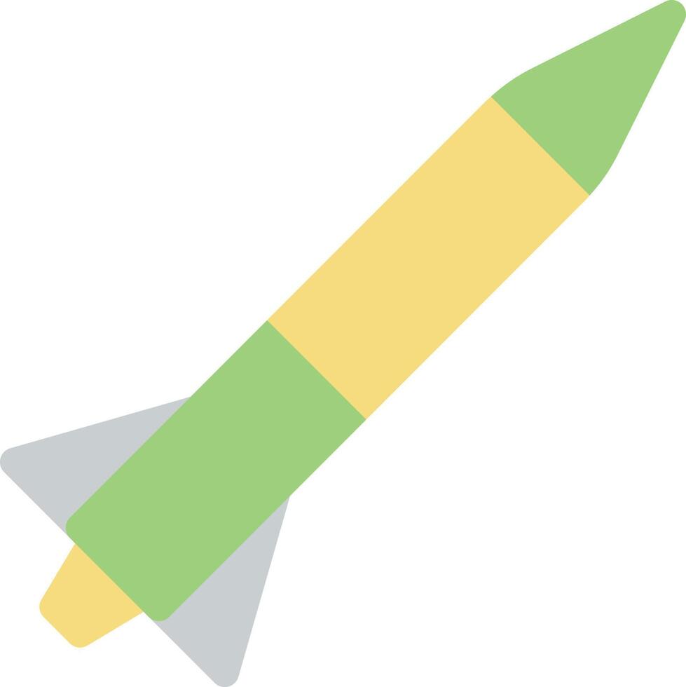 illustration vectorielle de missile sur un fond. symboles de qualité premium. icônes vectorielles pour le concept et la conception graphique. vecteur