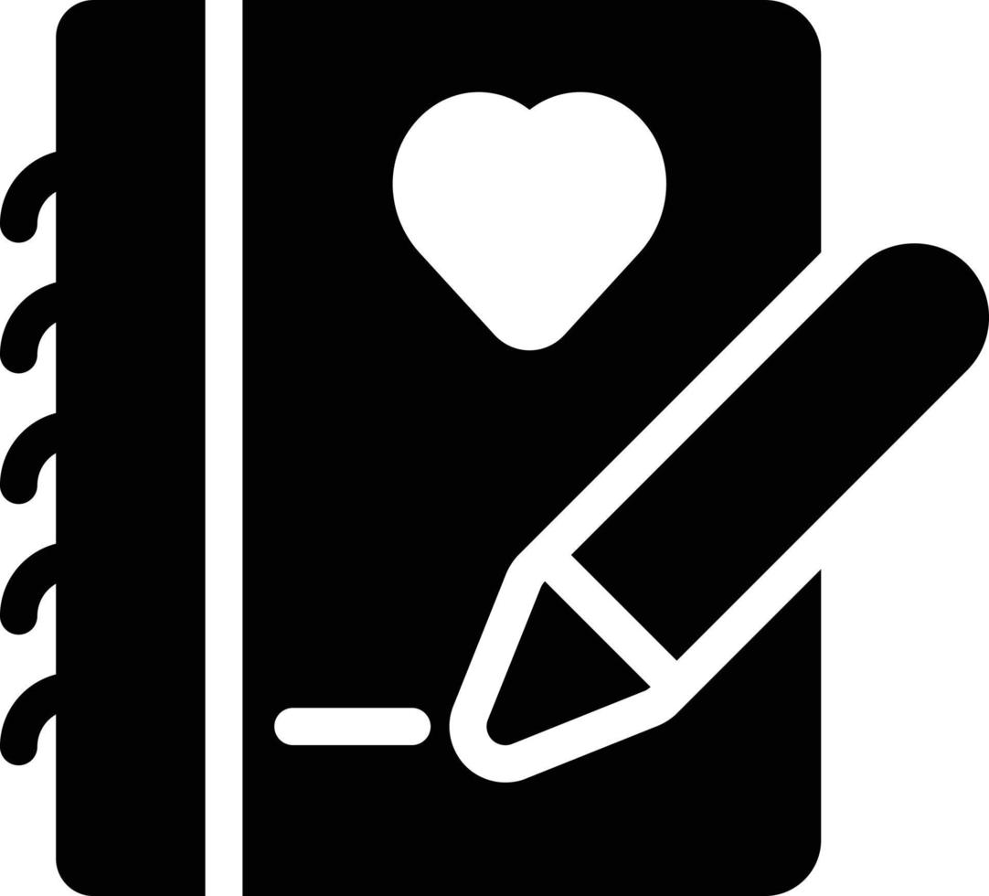 illustration vectorielle de journal d'amour sur fond.symboles de qualité premium.icônes vectorielles pour le concept et la conception graphique. vecteur
