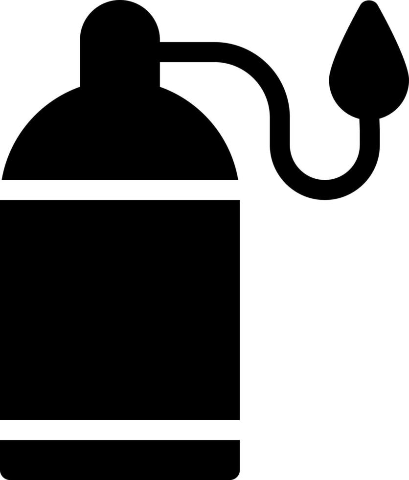 illustration vectorielle de bouteille de gaz sur fond. symboles de qualité premium. icônes vectorielles pour le concept et la conception graphique. vecteur