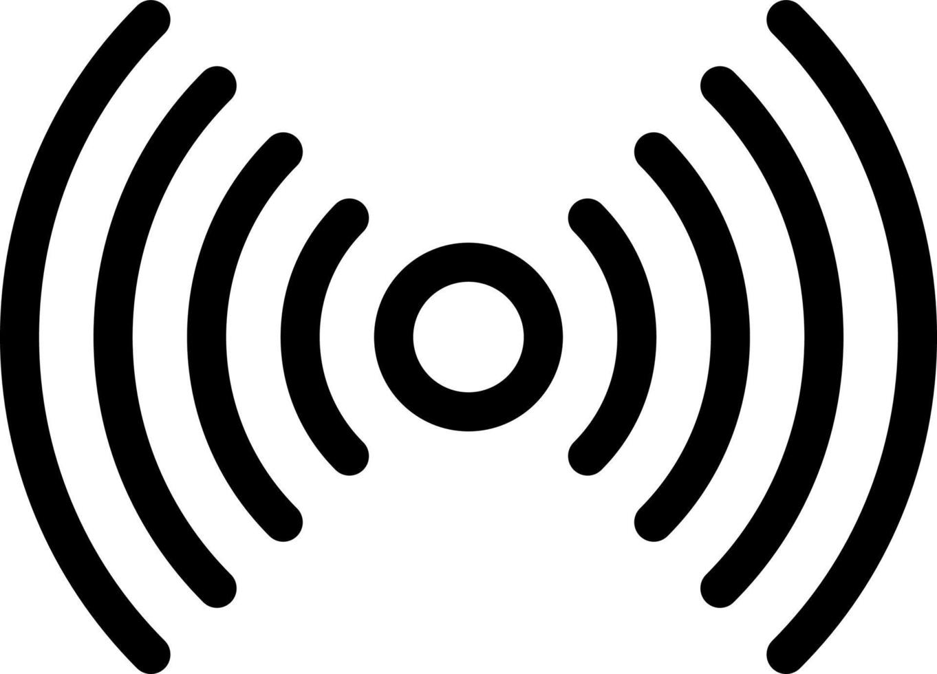 illustration vectorielle wifi sur fond.symboles de qualité premium.icônes vectorielles pour le concept et la conception graphique. vecteur