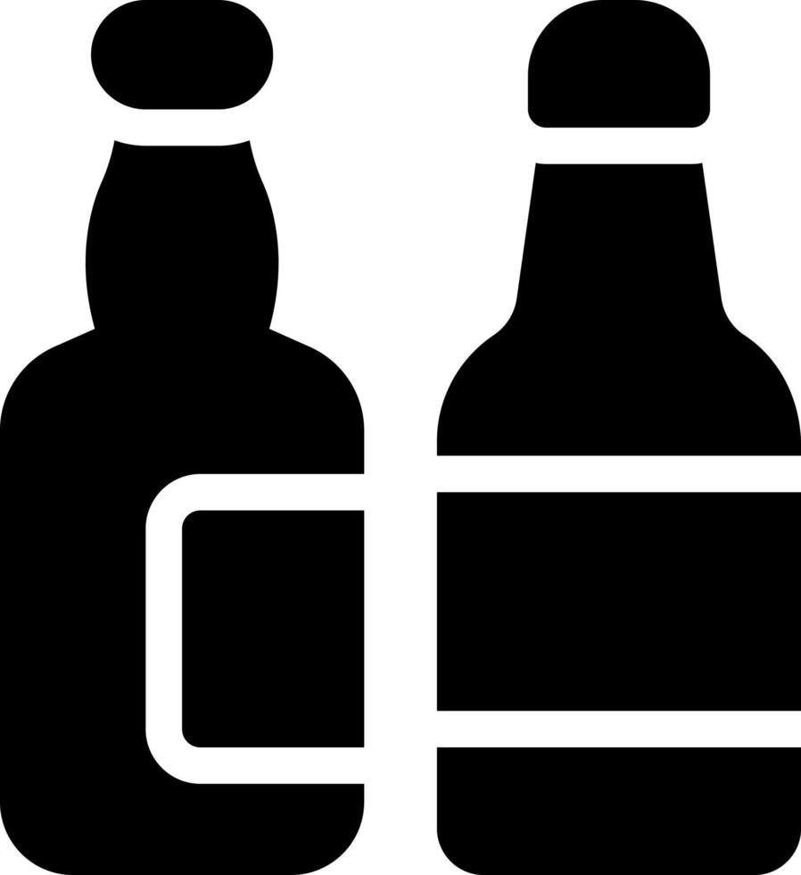 illustration vectorielle de bouteille sur fond.symboles de qualité premium.icônes vectorielles pour le concept et la conception graphique. vecteur