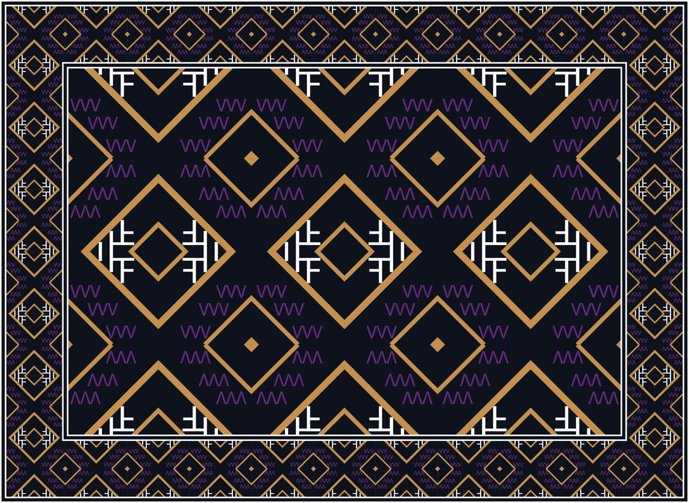 moderne décorer avec Oriental tapis, motif ethnique sans couture modèle scandinave persan couverture moderne africain ethnique aztèque style conception pour impression en tissu les tapis, les serviettes, mouchoirs, écharpes tapis, vecteur