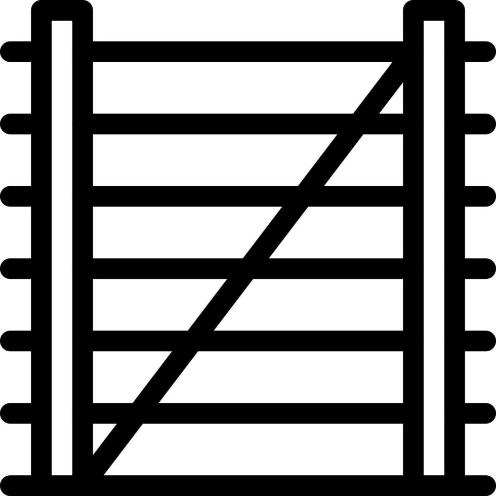 illustration vectorielle de clôture sur fond.symboles de qualité premium.icônes vectorielles pour le concept et la conception graphique. vecteur