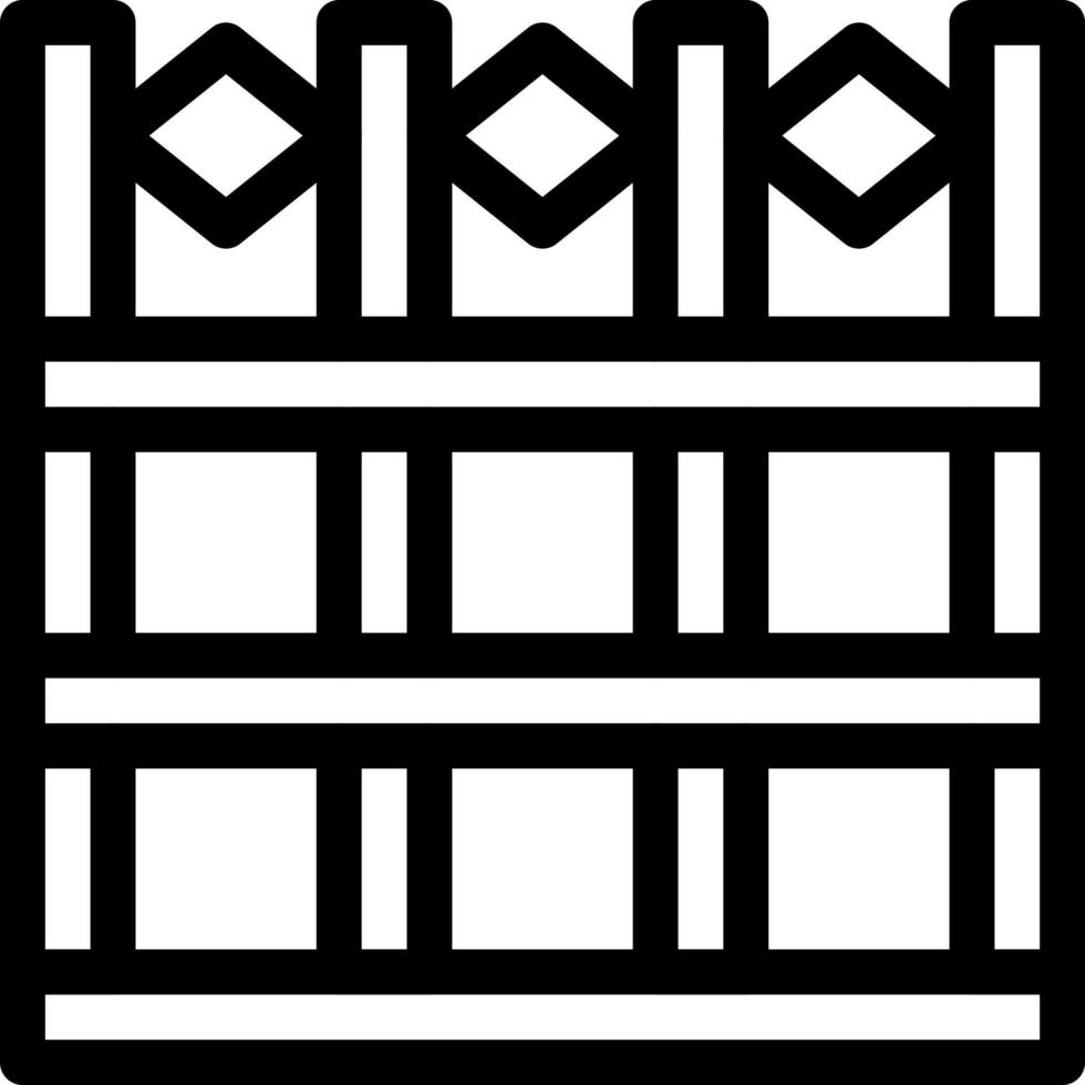 illustration vectorielle de clôture sur fond.symboles de qualité premium.icônes vectorielles pour le concept et la conception graphique. vecteur