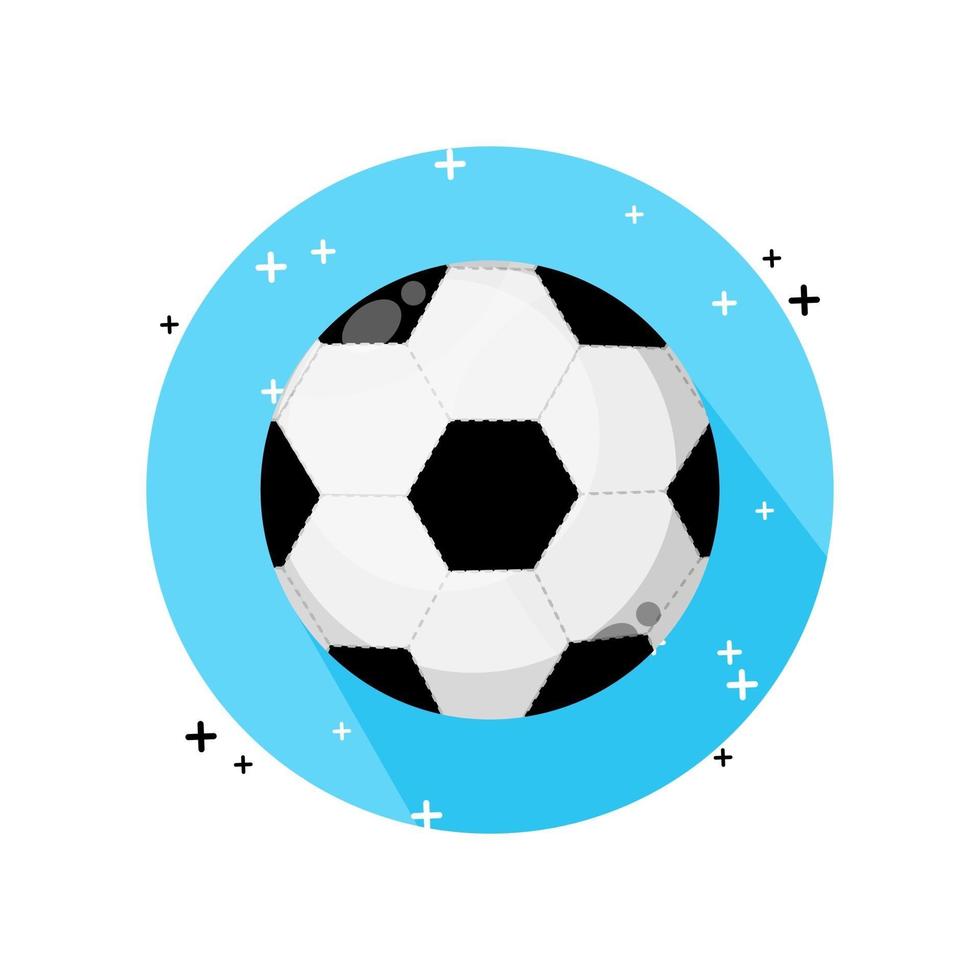conception de vecteur d & # 39; icône de ballon de football