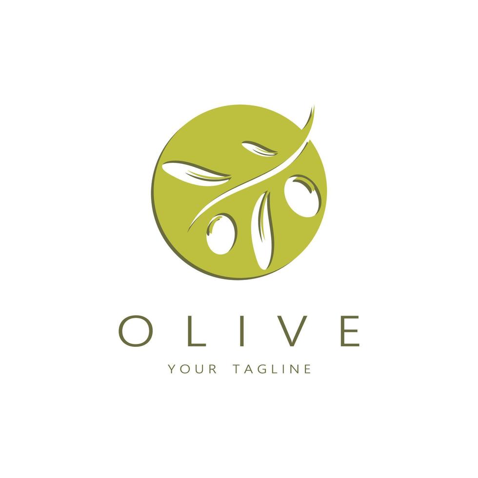 feuille plante logo et Naturel olive fruit .à base de plantes, olive huile, cosmétique ou beauté,business,cosmétologie,agriculture,écologie concept,spa,santé,yoga centre, vecteur