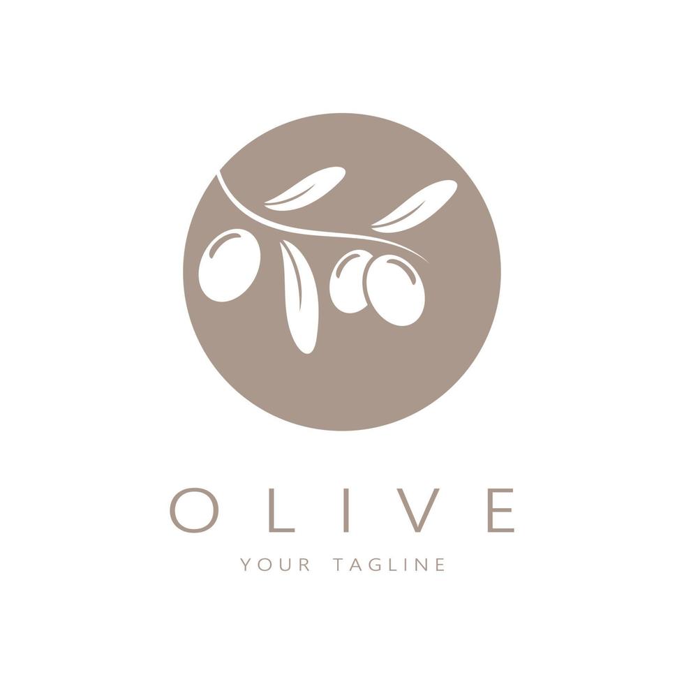 feuille plante logo et Naturel olive fruit .à base de plantes, olive huile, cosmétique ou beauté,business,cosmétologie,agriculture,écologie concept,spa,santé,yoga centre, vecteur