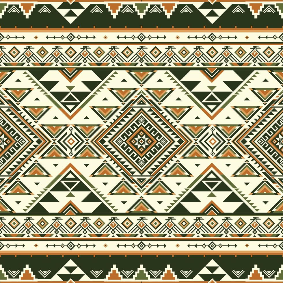 originaire de modèle ethnique modèle Indien aztèque tribal géométrique mexicain ornement textile en tissu graphique couverture populaire motif africain ornemental broderie boho tradition branché originaire de américain Maya vecteur