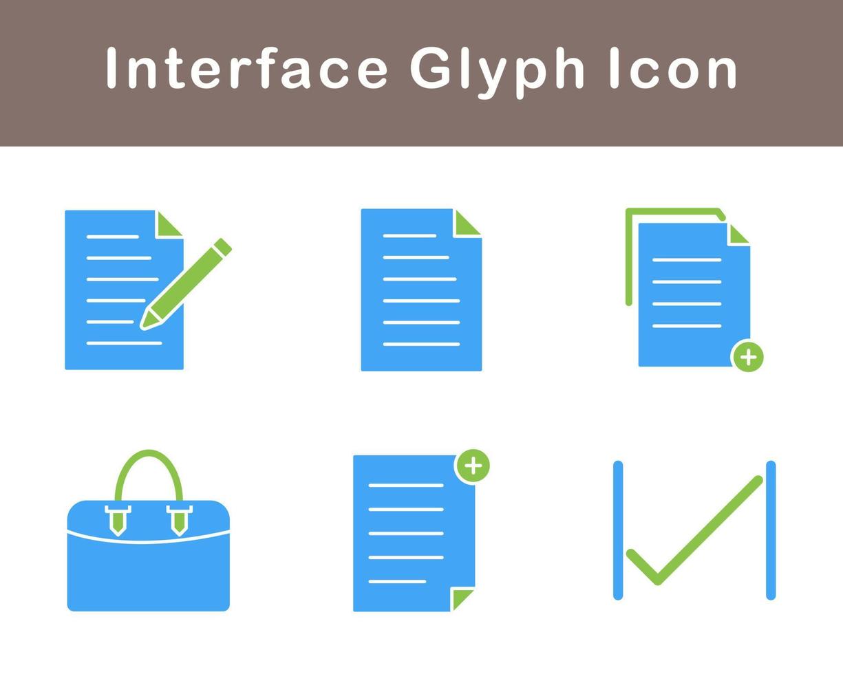 interface vecteur icône ensemble