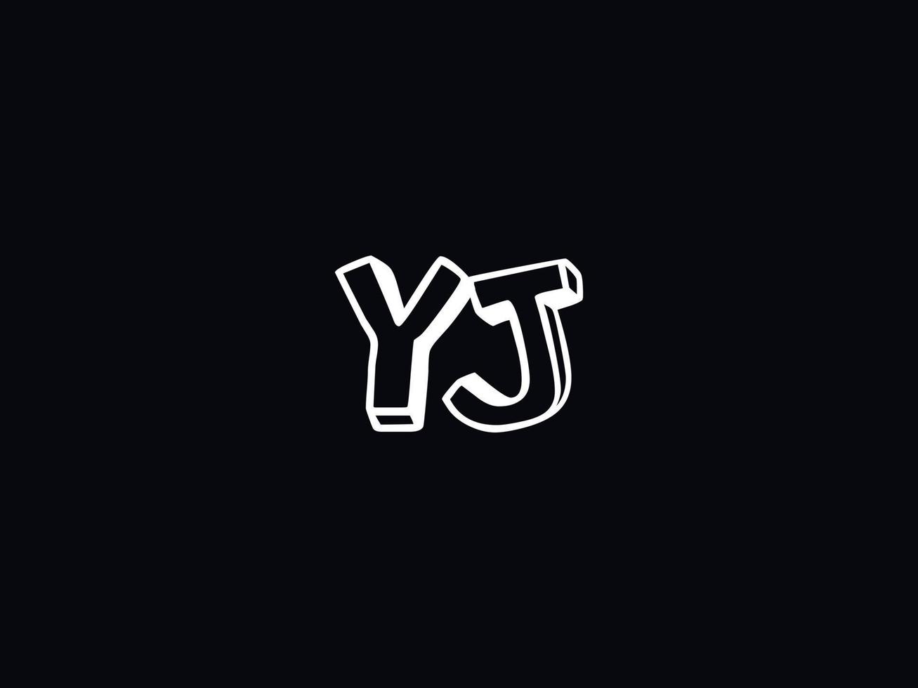 logotype yj lettre logo, abstrait yj logo icône pour affaires vecteur