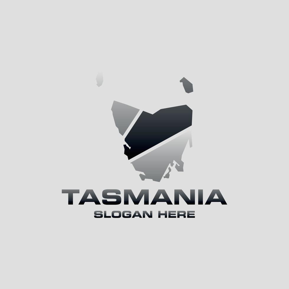 Tasmanie carte moderne géométrique illustration conception vecteur