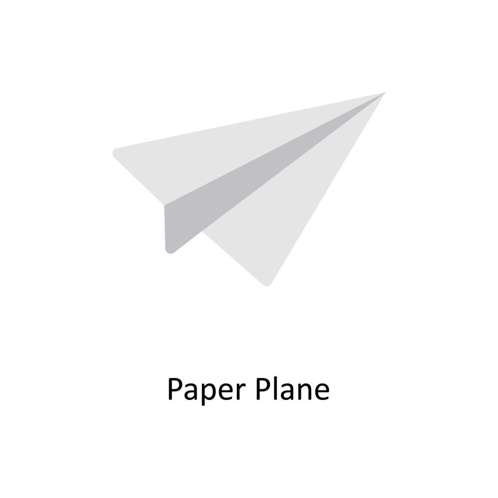 papier avion vecteur plat Icônes. Facile Stock illustration Stock illustration