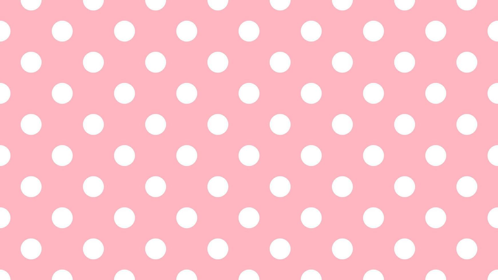 blanc Couleur polka points plus de lumière rose Contexte vecteur