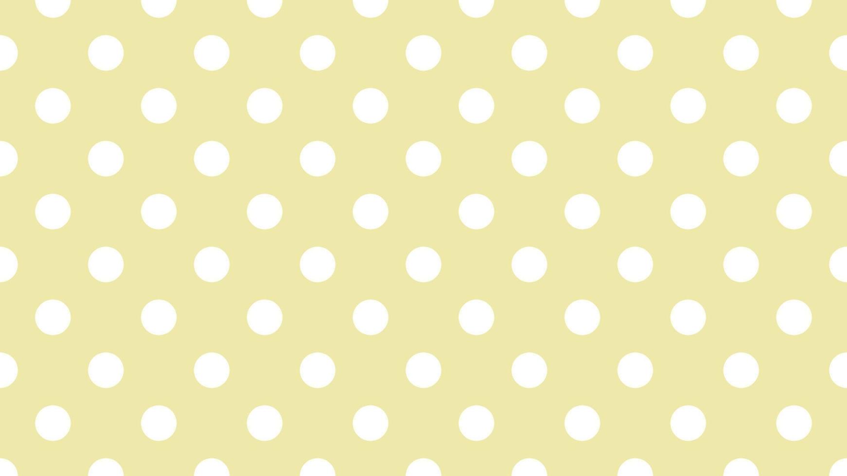 blanc Couleur polka points plus de pâle verge d'or Jaune Contexte vecteur