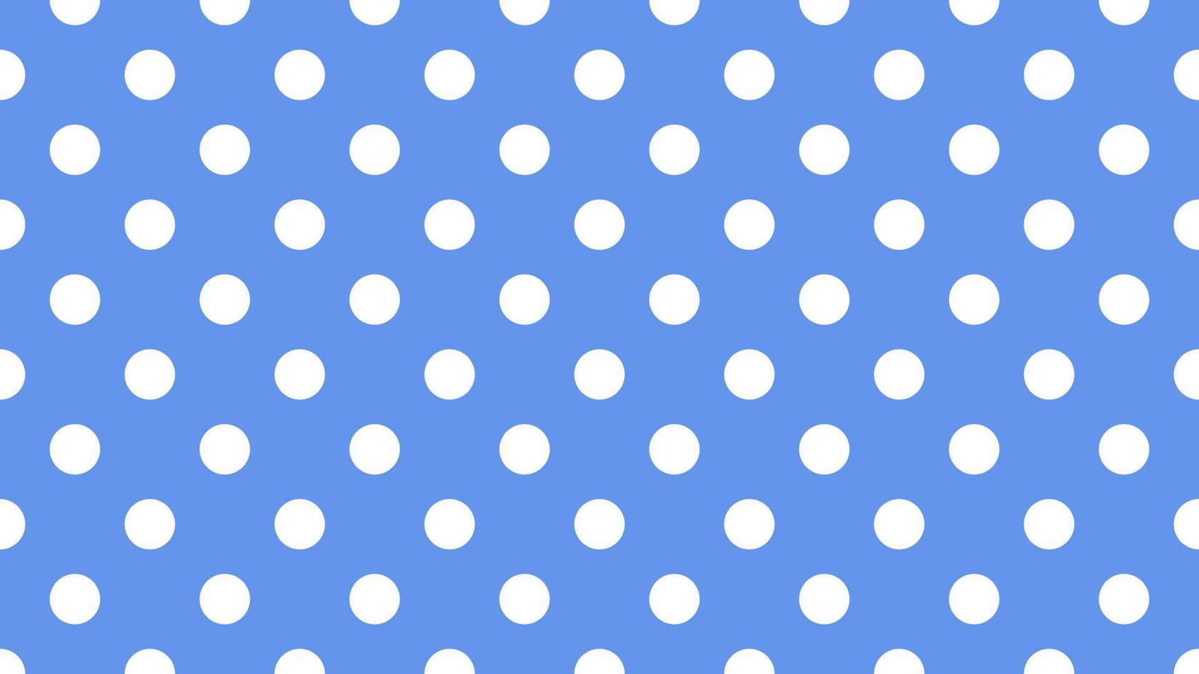 blanc Couleur polka points plus de bleuet bleu Contexte vecteur