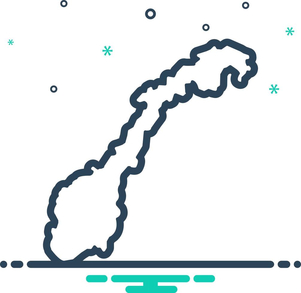 mélanger icône pour Norvège vecteur