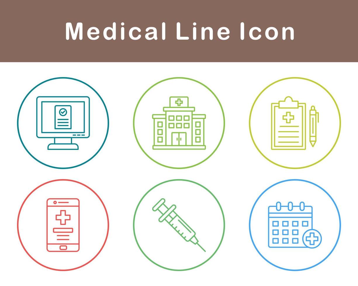 médical vecteur icône ensemble