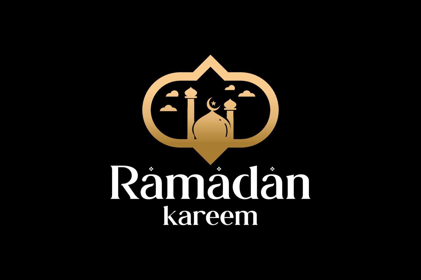 content mois de Ramadan, jeûne Ramadan. vecteur