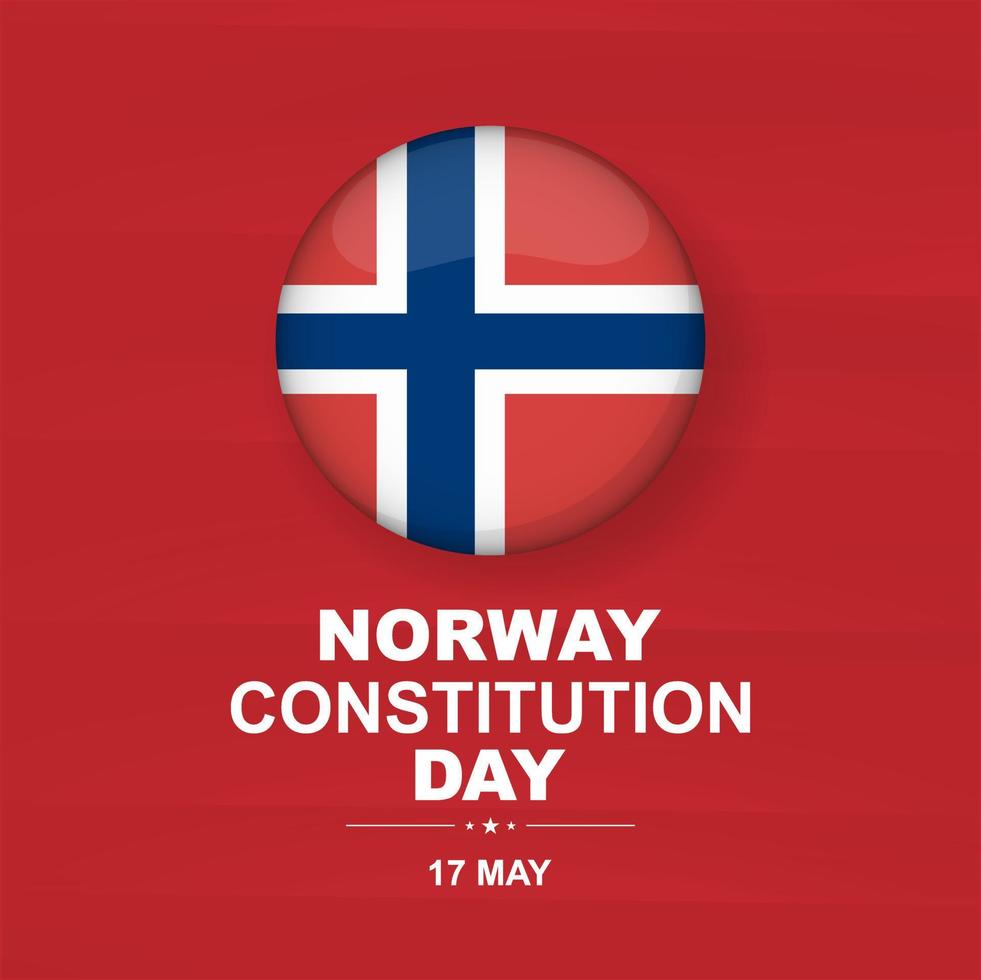 17 mai Norvège Constitution journée. carte, bannière, affiche, Contexte conception. vecteur illustration.
