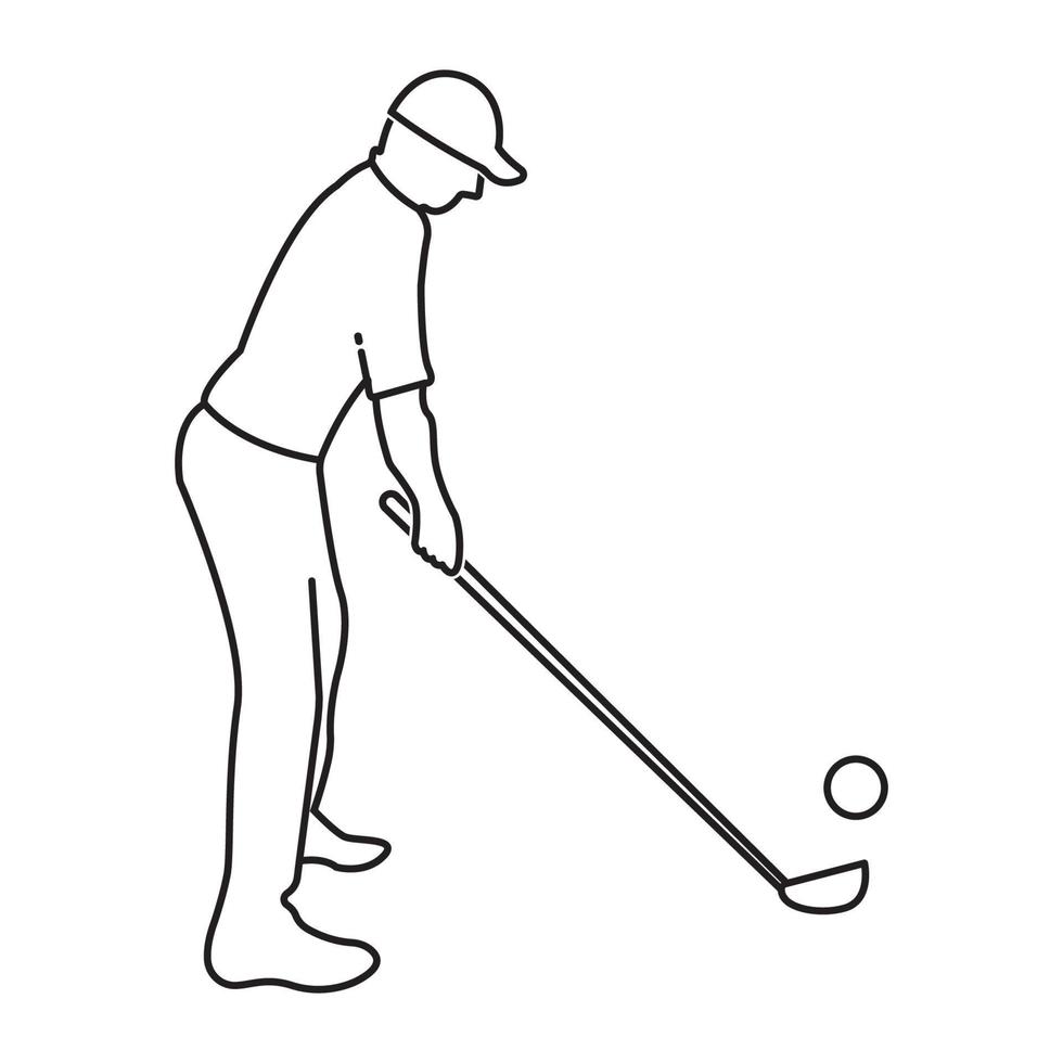 vecteur de logo de golf