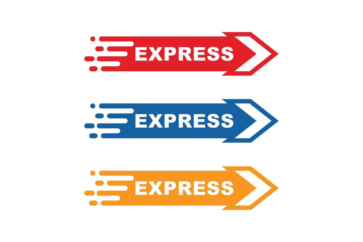 Express logo modèle conception vecteur icône illustration