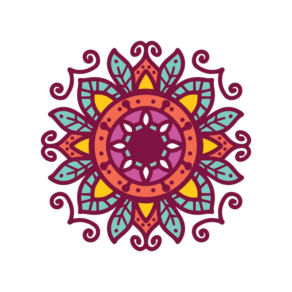 circulaire modèle dans forme de mandala. Oriental modèle, vecteur illustration. Islam, arabe, Indien, turc, Pakistan, Chinois, ottoman motifs