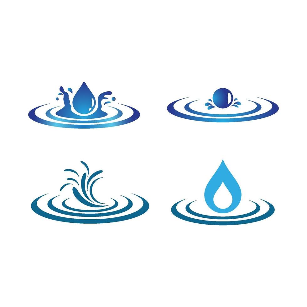 images de logo de goutte d'eau vecteur