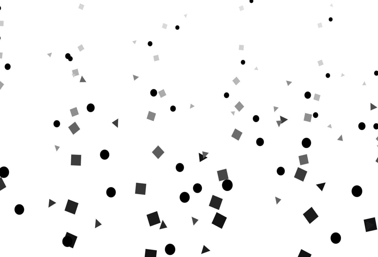 argent clair, texture vectorielle grise dans un style poly avec des cercles, des cubes. vecteur