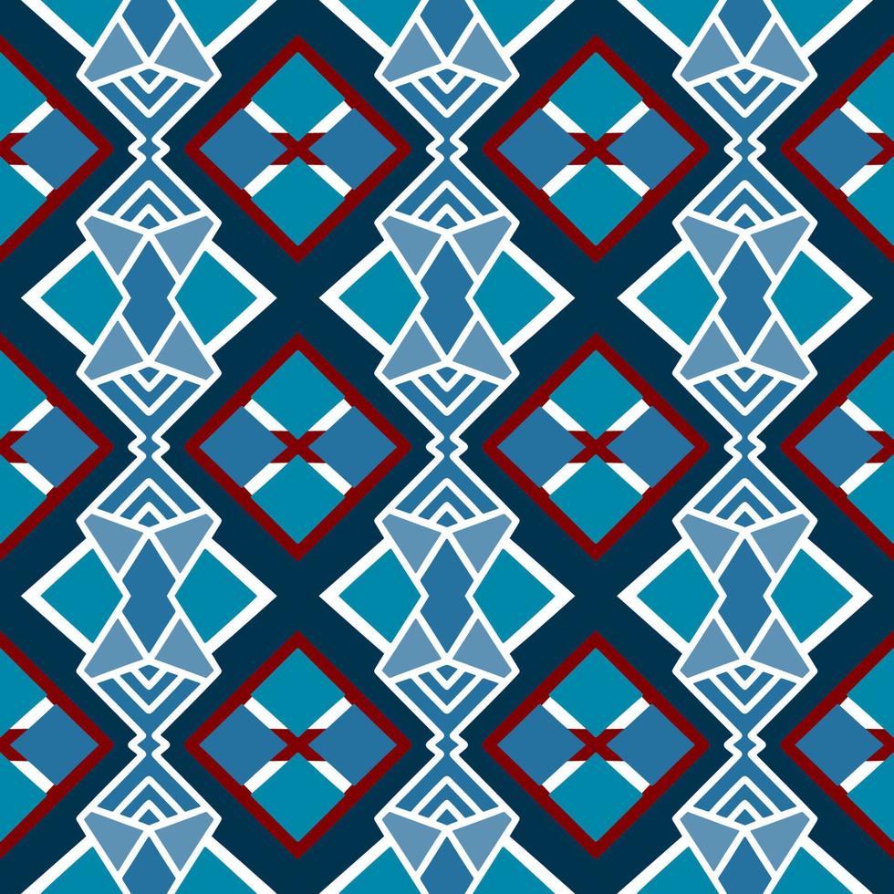 chevron sans couture modèle avec tribal forme. conçu dans ikat, aztèque, populaire, motif, luxe arabe style. idéal pour en tissu vêtement, céramique, fond d'écran. vecteur illustration