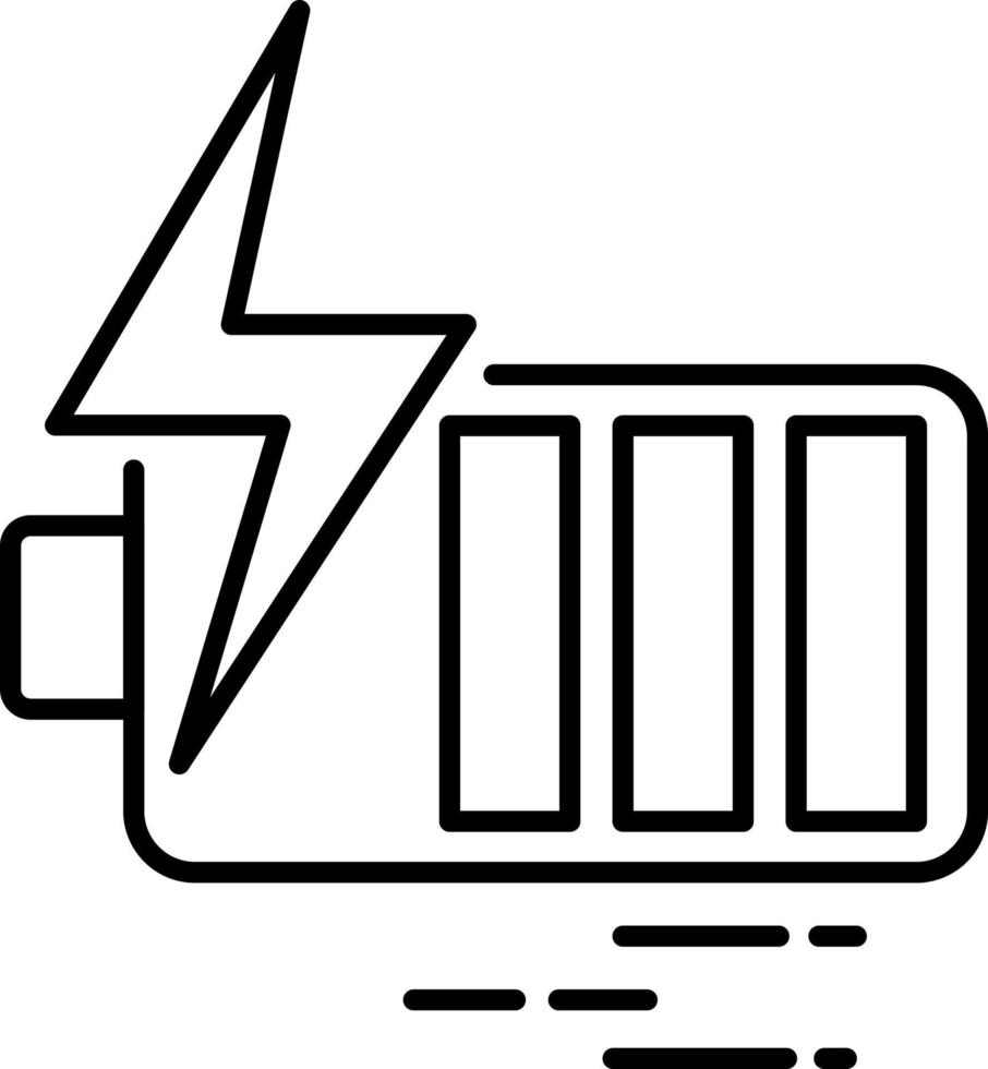 vite charge, ligne vecteur icône sur transparent Contexte. contour vite charge, ligne vecteur icône.