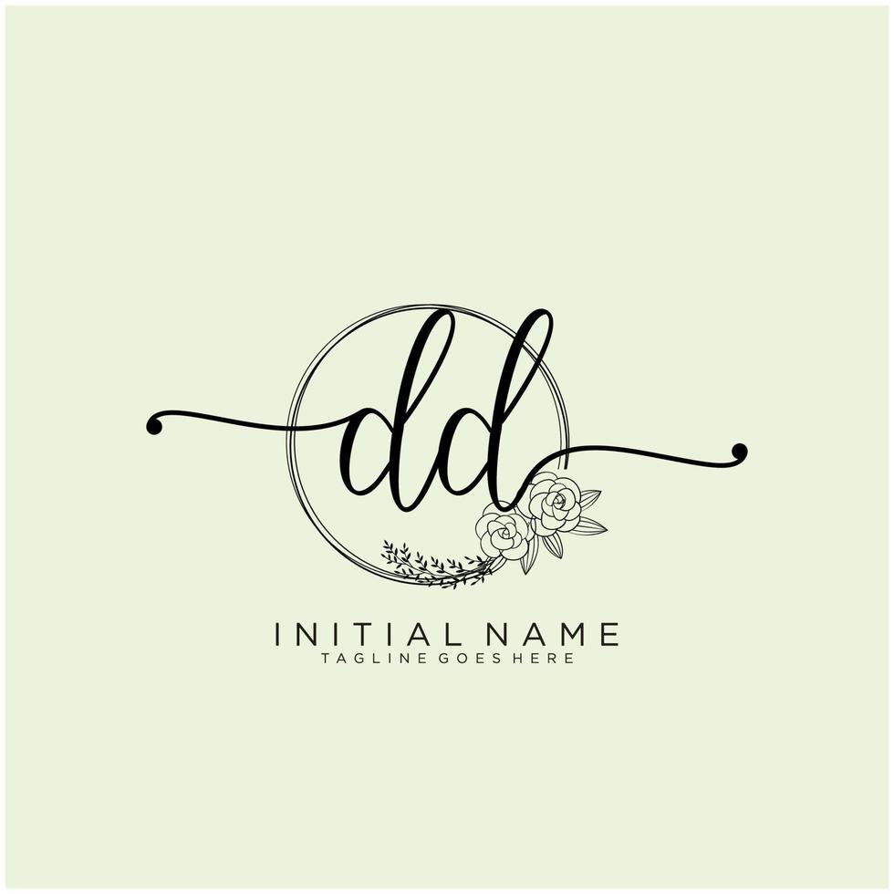 initiale jj féminin logo collections modèle. écriture logo de initiale signature, mariage, mode, bijoux, boutique, floral et botanique avec Créatif modèle pour tout entreprise ou entreprise. vecteur