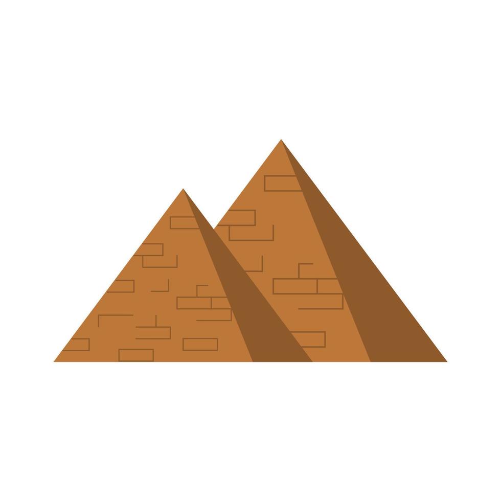 pyramides point de repère illustration vecteur