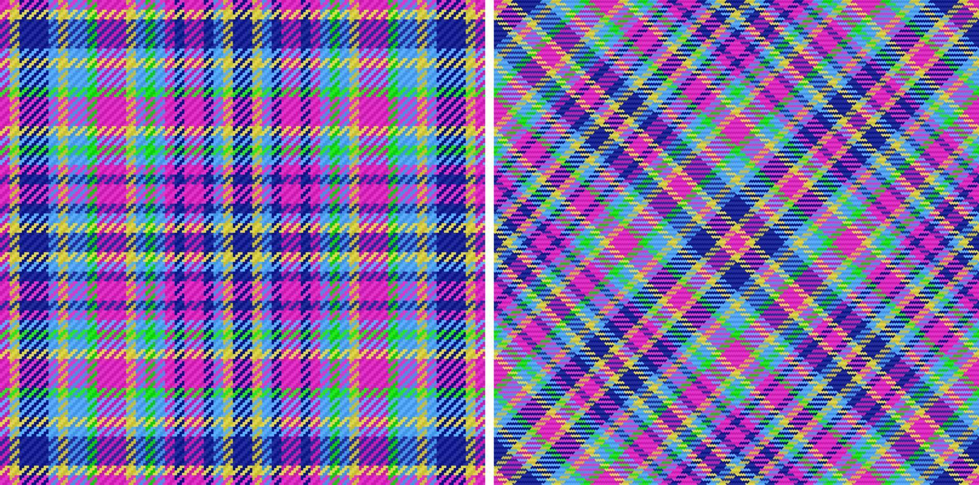 en tissu sans couture plaid. texture modèle textile. Contexte vecteur vérifier tartan.